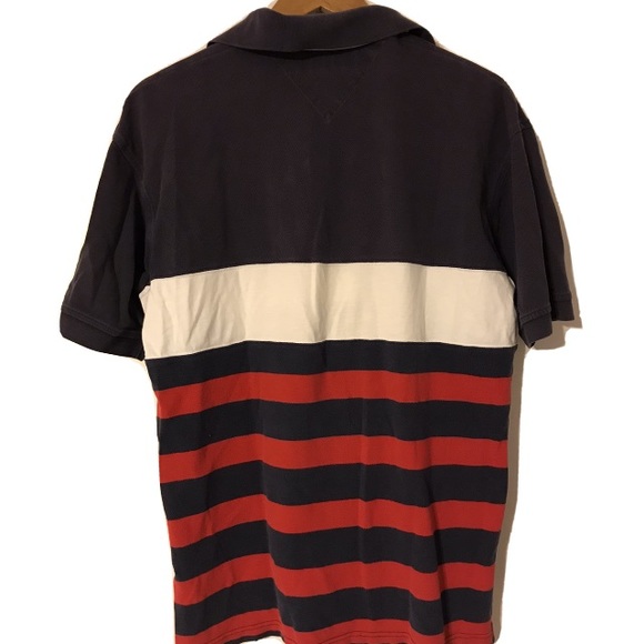 Tommy Hilfiger Spellout Mens Large Polo Shirt - Picture 4 of 4